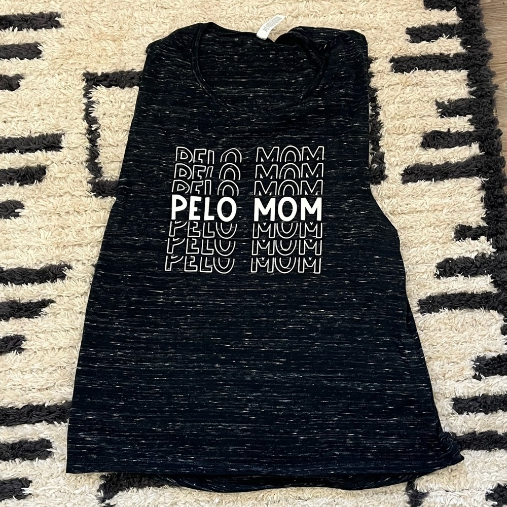 Peloton Bella Canvas Pell Mom Muscle Tank